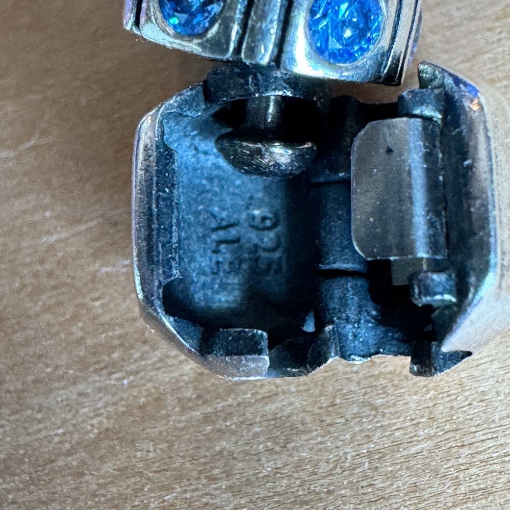 Pandora Curated Blue Charms Bracelet Retired - Picture 5 of 10